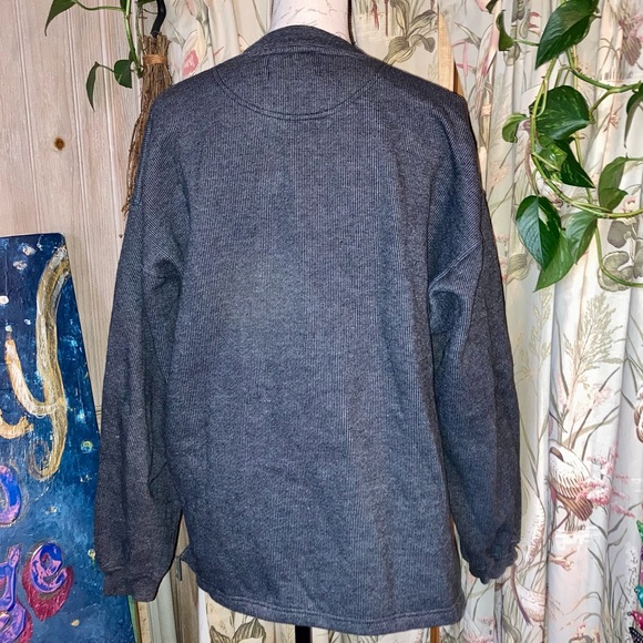 Vintage 90s Alaska Bear Embroidered Sweater Grey sz  Medium Unisex Style - Picture 5 of 7